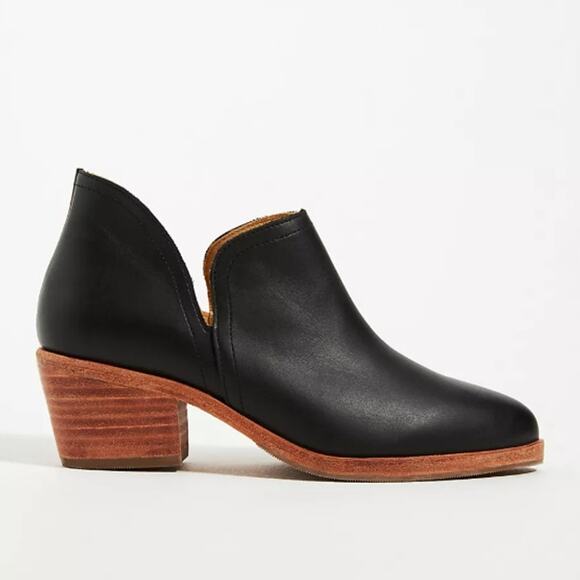 NEW Nisolo Women's Mia Everyday Leather Slip On Heeled Ankle Bootie Size 9 Black - Picture 4 of 9